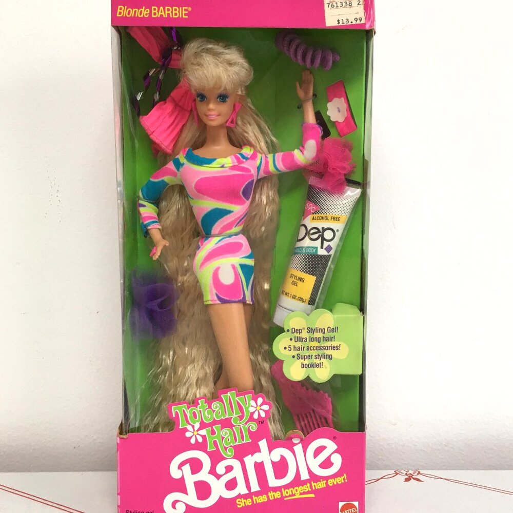 Vintage 1991 Mattel "Totally Hair #1112" Barbie Doll